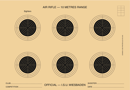 Air Pistol Targets